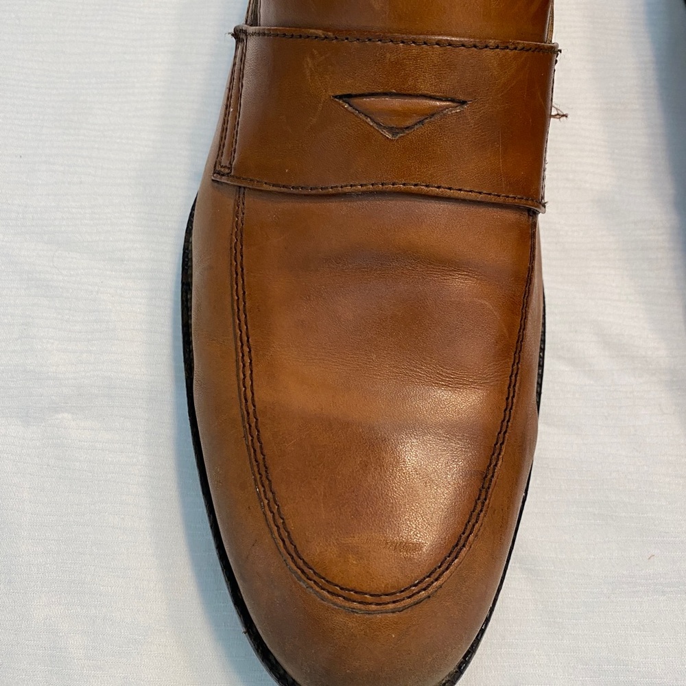 Johnston & Murphy Sheepskin Penny Loafers - Picture 3 of 16